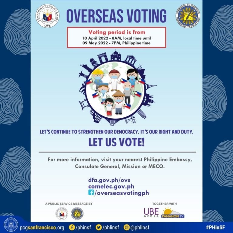 Philippine Consulate General Encourages Filipinos, FilAms to Vote in