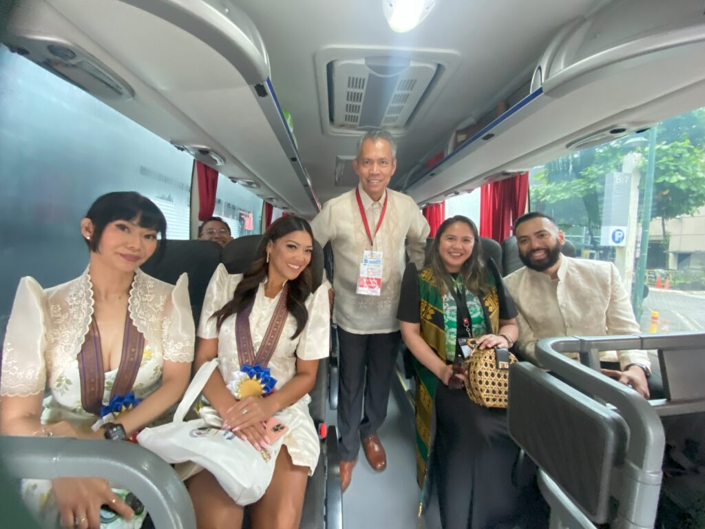 Consul General Neil R. Ferrer with Fil-Am influencers, celebrities and entrepreneurs. L-R: Industry’s Finest: Kiyra Lynn Henderson, Christy-Anne Lopez, CG Ferrer, Tourism Attachè Soleil Tropicales, Anthony Schlander. 